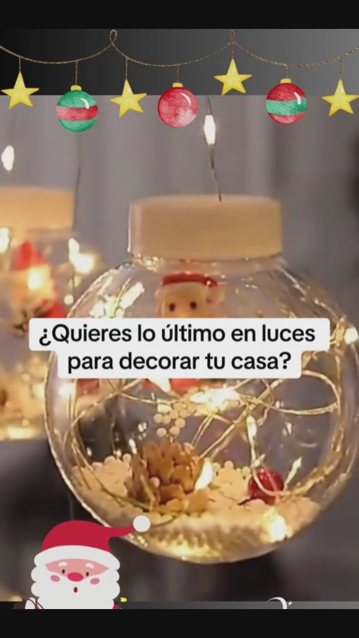 Esfera de luz para Navidad